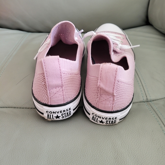 Converse Women's 8/girls 6 Light Pink Low-Top Sneakers - Picture 4 of 5
